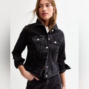 Zara Black Denim Jacket